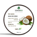 huile de coco Bio, cheveux et visage, 100 g - Sarahbio™ - Sarahbio