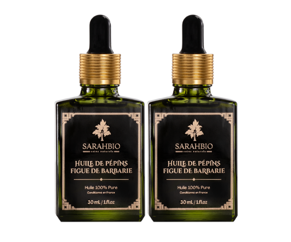 huile de pépins de figue de barbarie 2 flacons