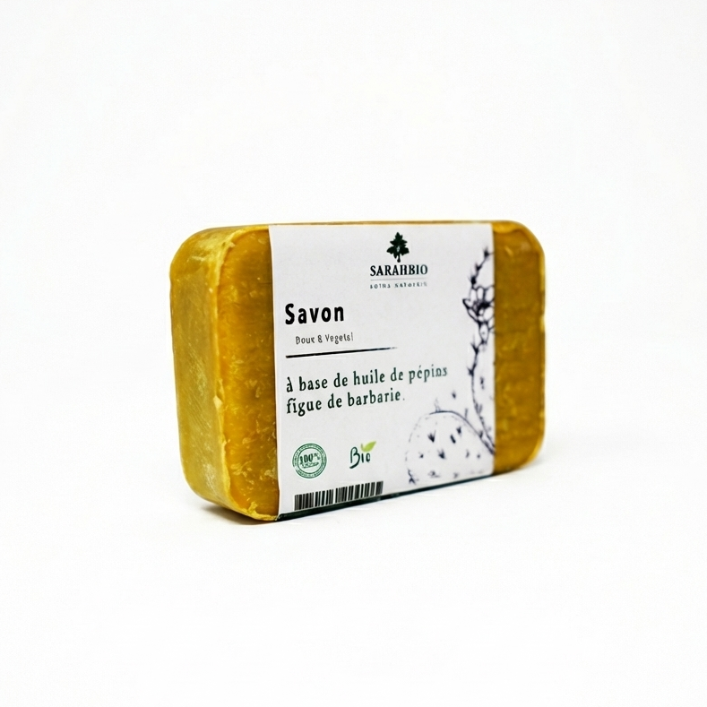 savon à base de l'huile de figue de barbarie