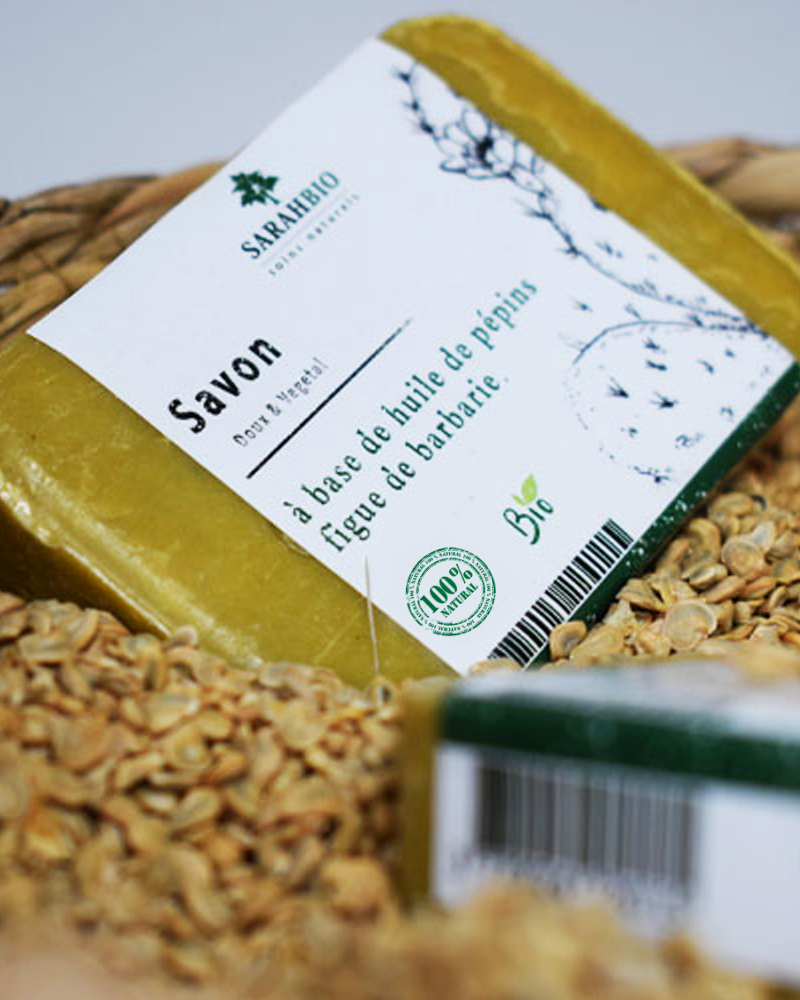 Savon Huile de Pépins de Figue de Barbarie  - 80g